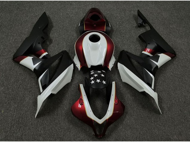 Racing Red and Black 2009-2012 CBR600RR Motorcycle Fairing