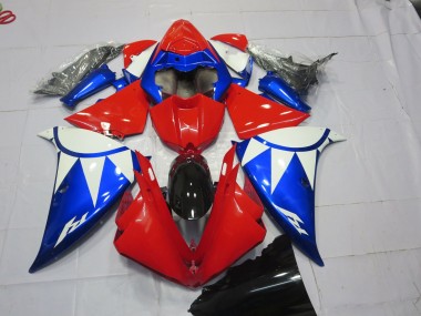 Red Blue and White 2012-2014 R1 Motorcycle Fairing