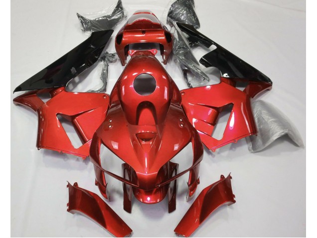 Red CBR Style 2005-2006 CBR600RR Motorcycle Fairing