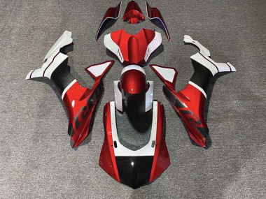 Red & Carbon Fiber Accents 2015-2019 R1 Motorcycle Fairing