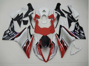 Red White and Black Style 2013-2016 Daytona 675 Motorcycle Fairing