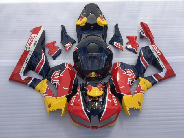 Red and Blue Bull 2013-2023 CBR600RR Motorcycle Fairing