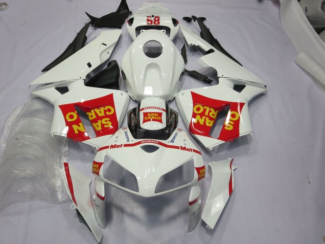 San Carlo 58 2005-2006 CBR600RR Motorcycle Fairing San Carlo 58 2005-2006 CBR600RR Motorcycle Fairing