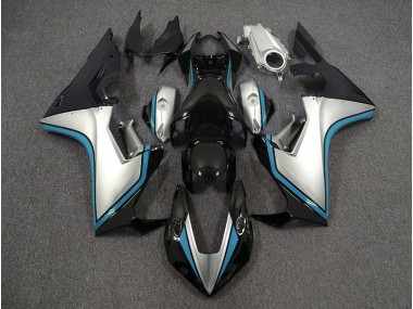 Silver and Black & Light Blue 2017-2023 CBR1000RR Motorcycle Fairing