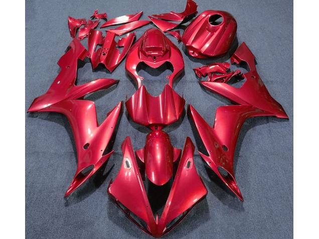 Solid Red 2004-2006 R1 Motorcycle Fairing Solid Red 2004-2006 R1 Motorcycle Fairing