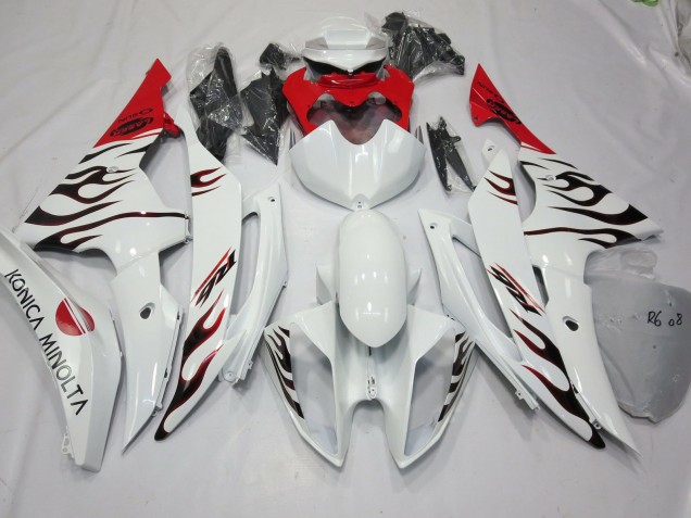 Special Flame Red 2008-2016 R6 Motorcycle Fairing Special Flame Red 2008-2016 R6 Motorcycle Fairing