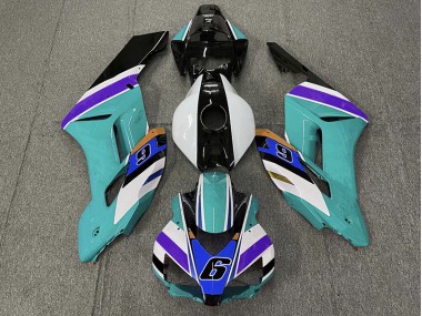 Teal 6 2004-2005 CBR1000RR Motorcycle Fairing