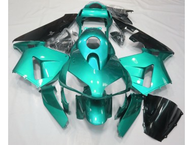 Teal Plain 2003-2004 CBR600RR Motorcycle Fairing