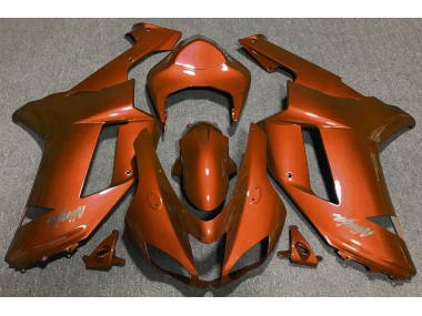 Tiger Orange 2007-2008 ZX6R Motorcycle Fairing