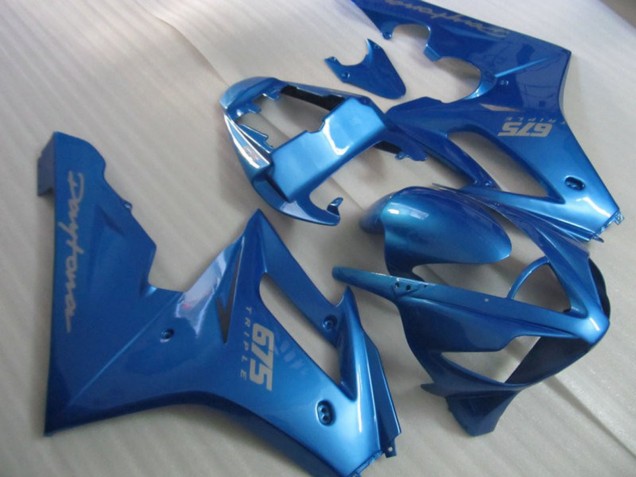 Vibrant Blue 2006-2008 Daytona 675 Motorcycle Fairing