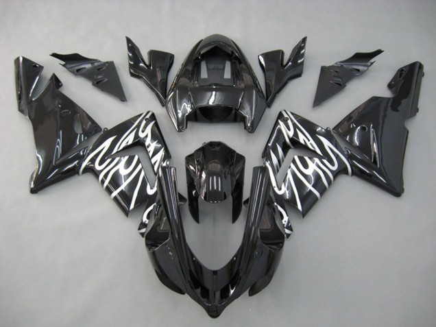 White Flame 2004-2005 ZX10R Motorcycle Fairing