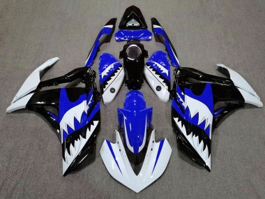White Shark & Blue 2015-2018 R3 Motorcycle Fairing