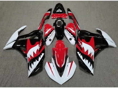 White Shark & Red 2015-2018 R3 Motorcycle Fairing