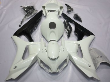 White and Black 2006-2007 CBR1000RR Motorcycle Fairing