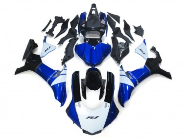 White and Blue 2015-2019 R1 Motorcycle Fairing