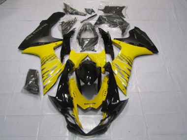 Yellow Matte Black 2011-2024 GSXR 600-750 Motorcycle Fairing